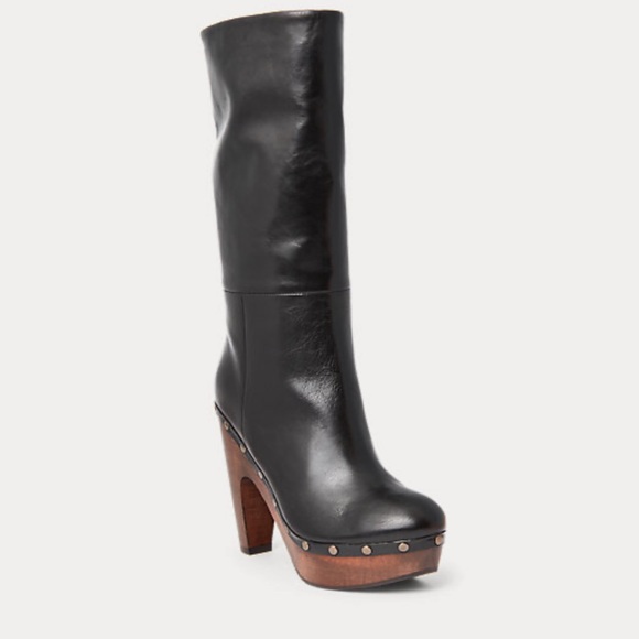 Polo Ralph Lauren
Vachetta Calfskin Clog Boot New Size 7.5B Style Number: 543140 - Picture 3 of 9